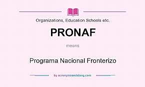 Programa nacional fronterizo