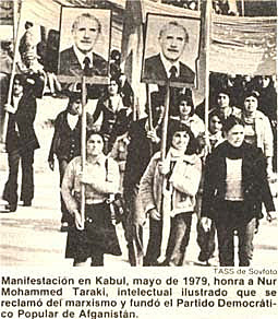 Un régimen comunista se instala en Afganistán