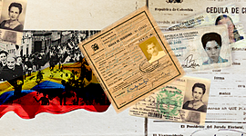 Timeline: la cédula-HISTORIA EN COLOMBIA