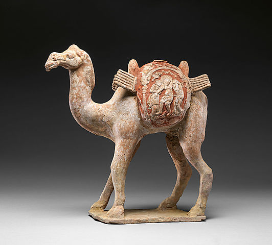 Camel with Dionysiac image on its bags