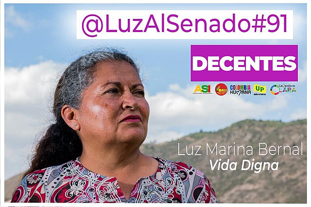 Luz Marina se postula como candidata al Senado