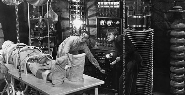 The monster was in the process of being created