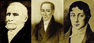 Integrantes del Primer Triunvirato