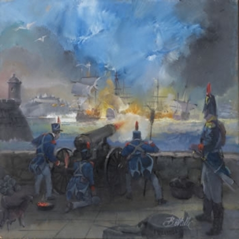 Asedio de Cartagena por Pablo Morillo