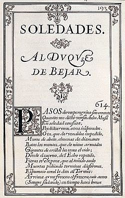 Obra representativa de Luis de Gongóra