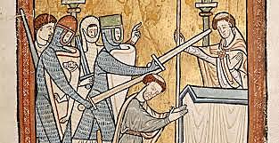Thomas Becket is murdered