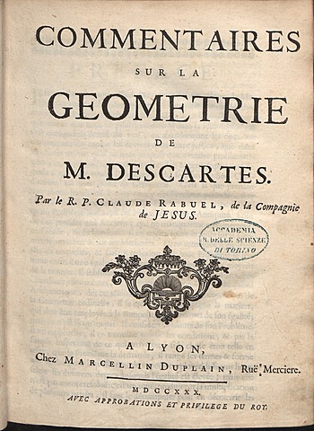 RENE DESCARTES publico su obra llamada Dióptrica