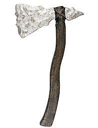 Invención del hacha de piedra