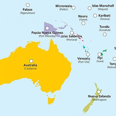 Timeline: Línea del tiempo de Oceanía