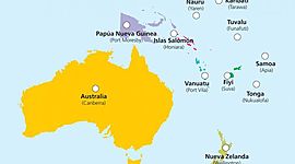 Timeline: Línea del tiempo de Oceanía