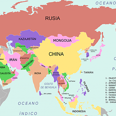 Timeline: Línea de tiempo de Asia