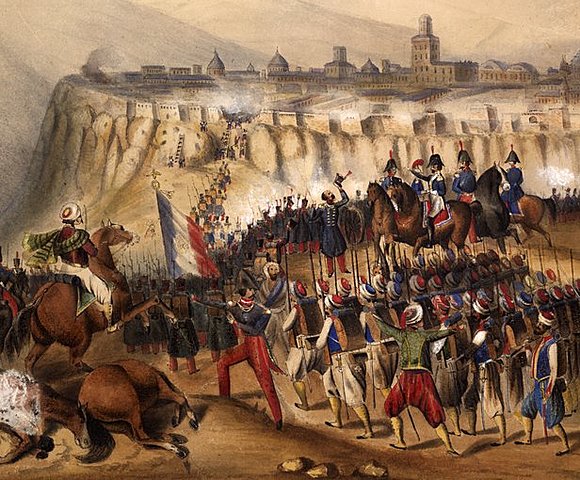 Los franceses conquistan Argelia