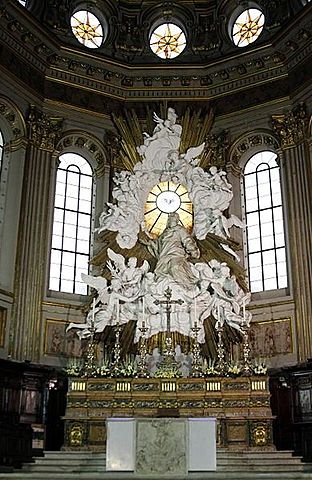 La Asunción de María de Pietro Bracci (Barroco)