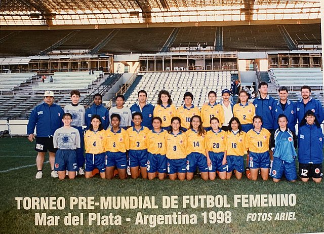 Su primera aparición internacional