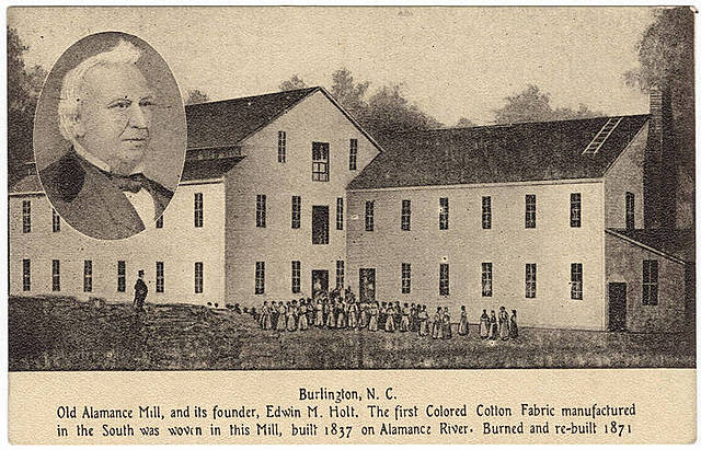 Creation of Steam Powered Mills and Textiles 1880-Early 1900s