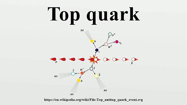 Se encuentra el quark top