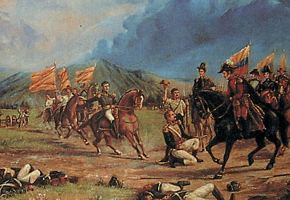 La batalla del pantano de Vargas
