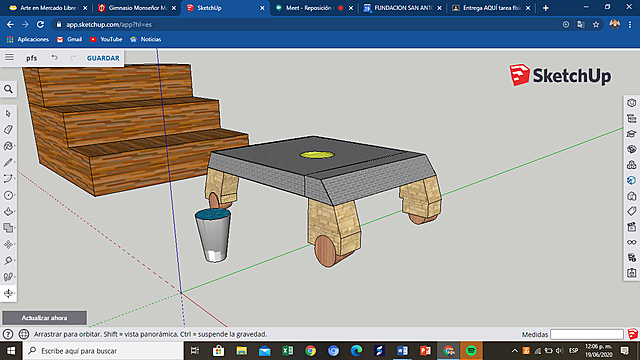 Modelado en sketchup