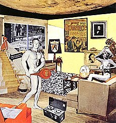 "Just What Was It that made Yesterday's Homes so Different so Appealing" by Richard Hamilton