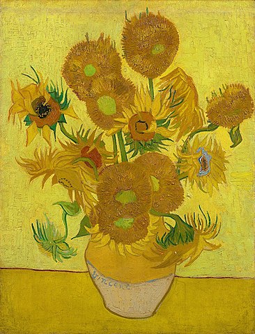 SUNFLOWERS by Vincent Van Gough