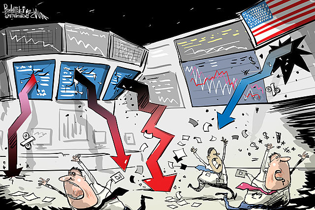 Caída de la bolsa de Valores