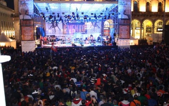 In 50mila al concerto per Pisapia