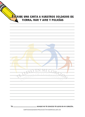 Campaña correo de la gratitud, te llevo en mi corazón