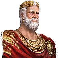 Legendary founding Rome by Romulus