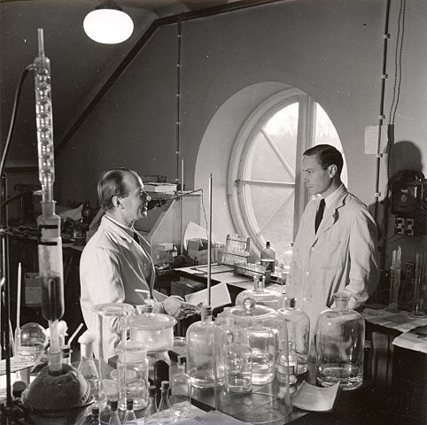 Arne Wilhem Tiselius y Elvin A. Kabat