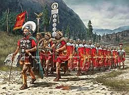 Julius Caesar expands Roman army and influence in Gaul (60 BCE)