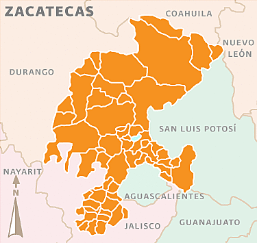 Comunidad minera de Zacatecas alterada
