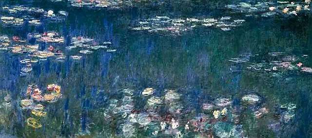 Impressionism: Water Lilies, Green Harmony, Claude Monet