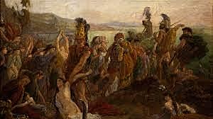 Julius Caesar expands Roman army and influence in Gaul