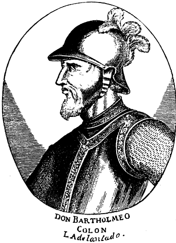 Bartolomé Colón Establece Un Poblado En Santo Domingo 1496.