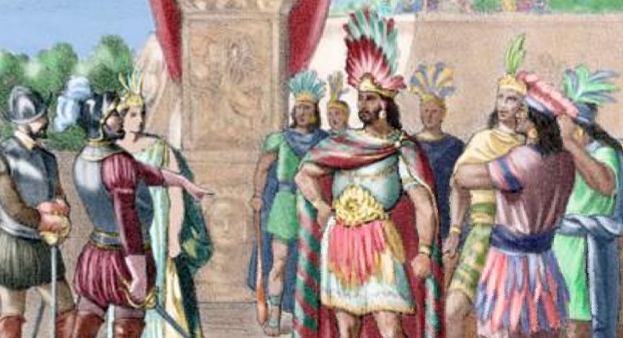 Hernán Cortés Es Invitado A Tenochtitlan por el Emperador Azteca 1519.