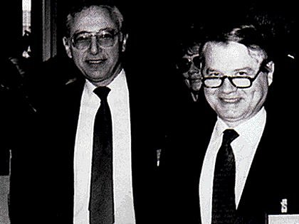 Robert Gallo y Luc Montagnier