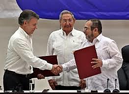 Firma oficial del acuerdo de paz