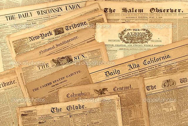 El periódico antiguo