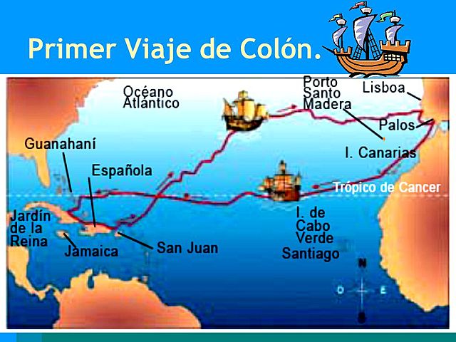 Los Viajes de Cristobal Colon. timeline | Timetoast timelines