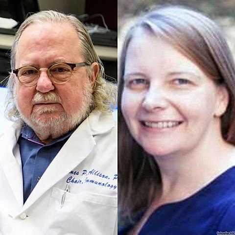 James Allison y Kathryn Haskins