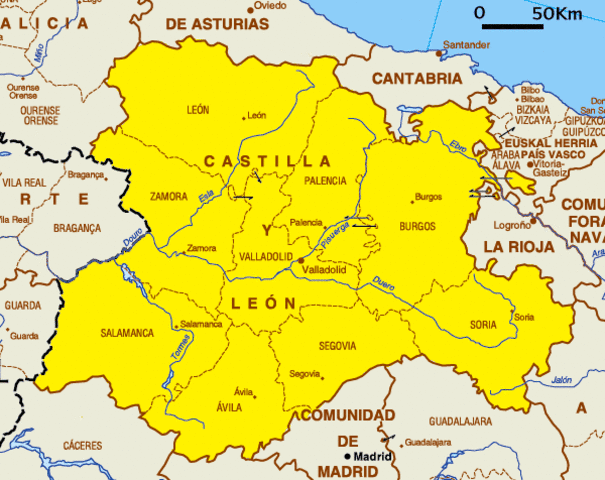 Unión definitiva de Castilla y León