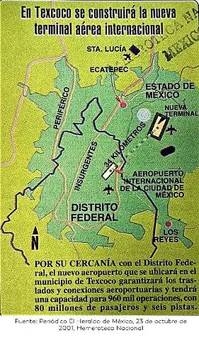 Conflicto por el proyecto del aeropuerto de Texcoco