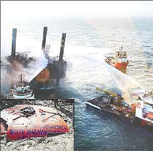 Accidente en la plataforma petrolera Usumacinta