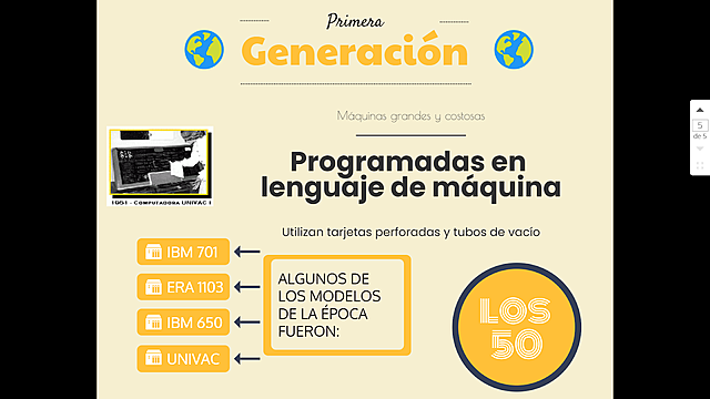 PRIMERA GENERACIÓN