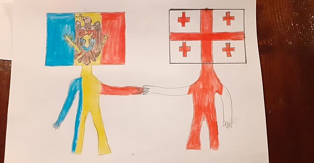 posters of the project's logo