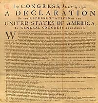The Declaration of Independence