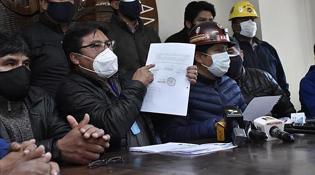 COB determina cuarto intermedio en bloqueos hasta el 18 de octubre