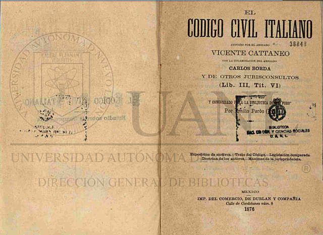 CÓDIGOS SIGUIENTES AL NAPOLEÓNICO