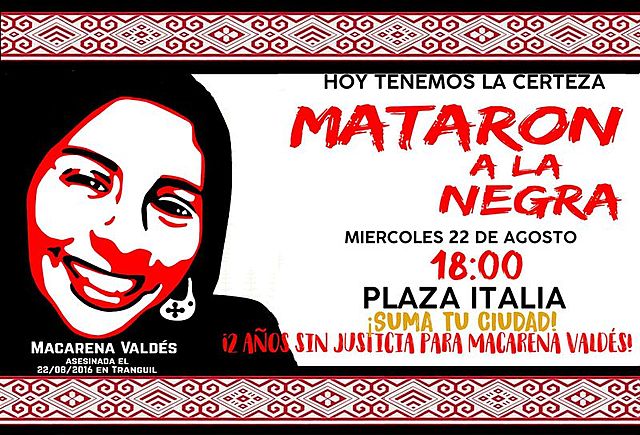 Asesinato Macarena Valdés