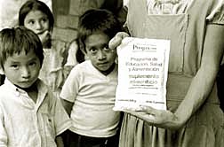 Inicio del programa PROGRESA